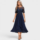 Irene™ | Vestido midi de encaje elegante