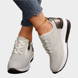 Zapatos ortopédicos con cierre de cremallera y suela gruesa