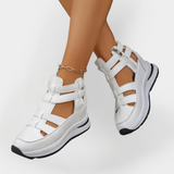 Elegantes Sandalias de Verano con Tacón y Cierre Lateral