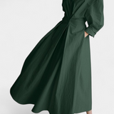 Vestido Maxi de Manga Larga Miriam Retro