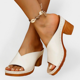Sandalias Ortopédicas con Tacón Ancho