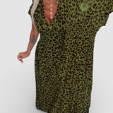 Elena™ | Vestido leopardo de escote en V