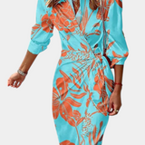 Vestido Envoltura Impreso Maira
