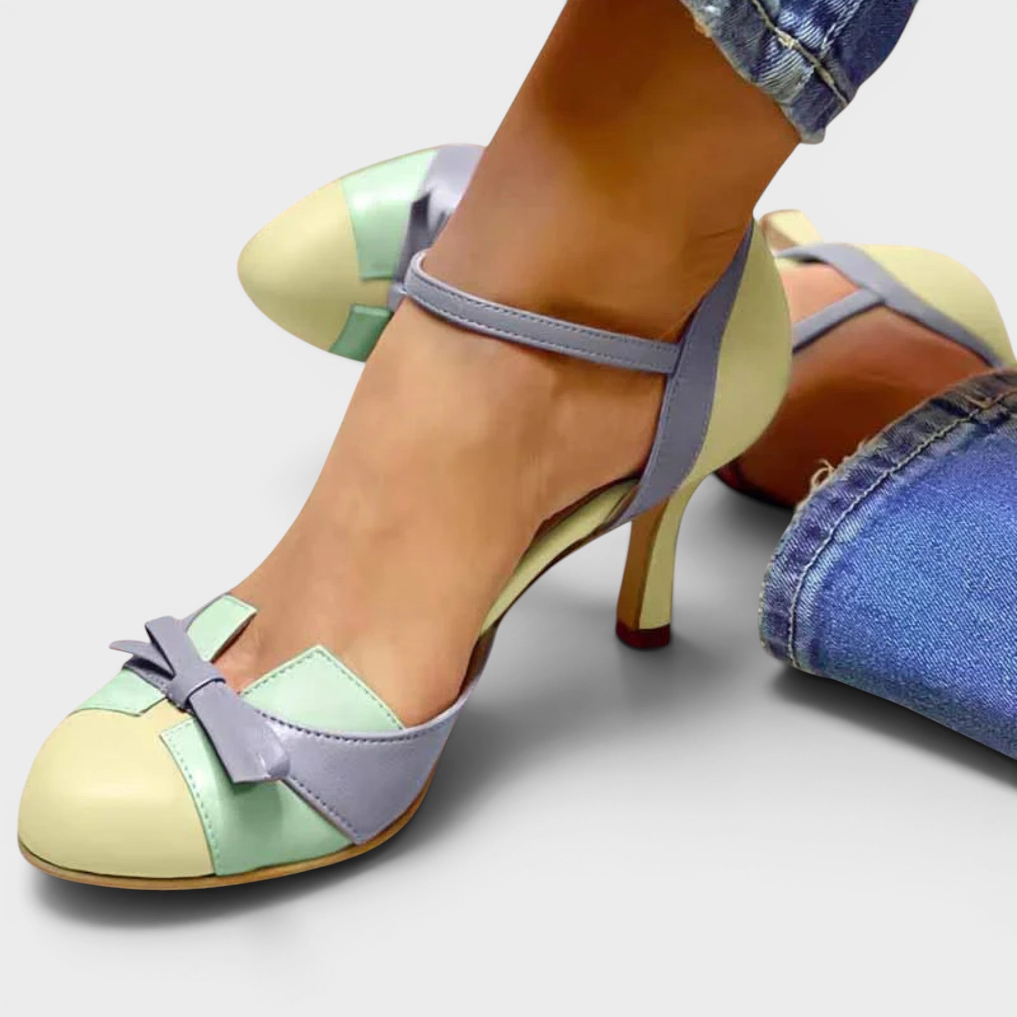 Paula™ | Tacones de cuero elegantes y cómodos