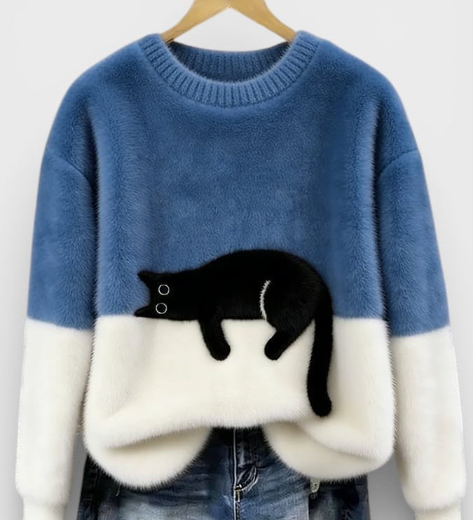Luna™ | Sudadera con gráfico de gato