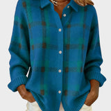 Alba™ | Suéter Retro a Cuadros con Contraste Casual