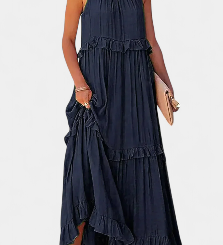 Vestido Monica de Comodidad Atemporal con Frescura Natural