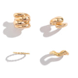 Juego de Anillos de Metal de 4 Piezas