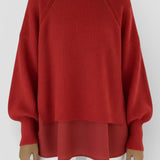 Adela™ | Jersey de punto efecto capas