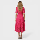 Camila™ | Vestido midi de encaje elegante