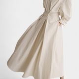 Vestido Maxi de Manga Larga Miriam Retro