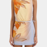 Vestido Mini Sereno en Floral Secuoya