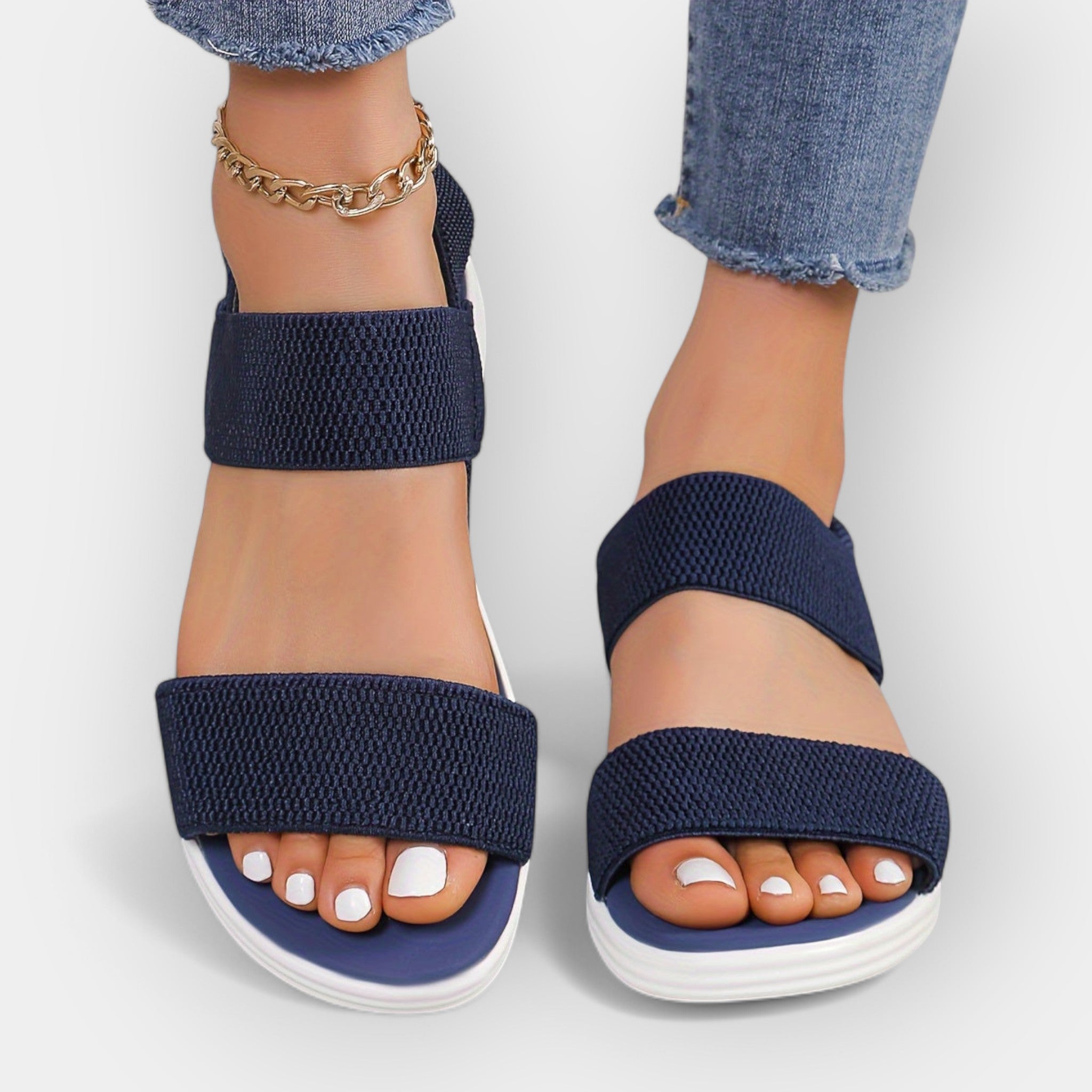 Sandalias elásticas cómodas