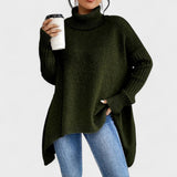 Adela™ | Jersey largo de cuello alto