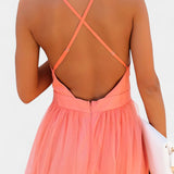 Vestido Maxi de Tul Sin Mangas Gergana