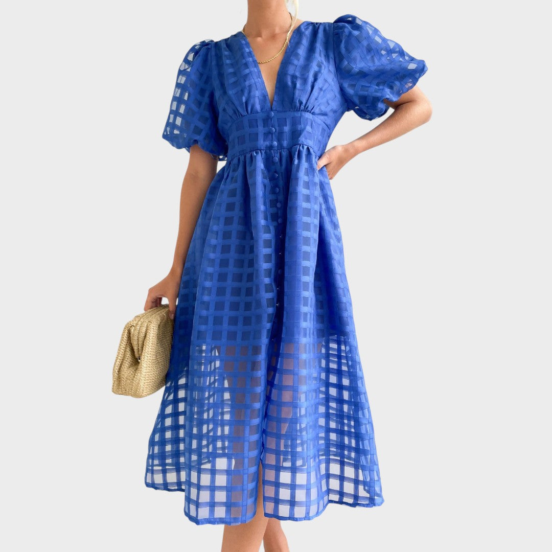 Julia™ | Vestido de Encaje con Mangas Acampanadas
