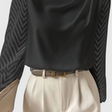 Blusa Elegante Zaraa con Mangas Transparentes