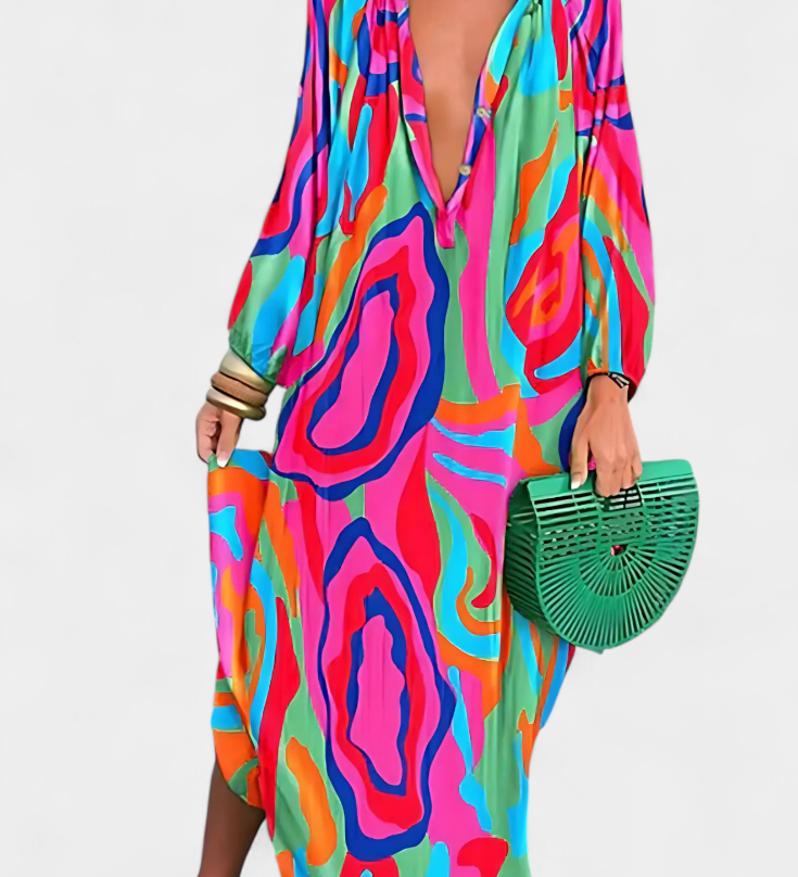 Vestido Malina Boho con Estilo Ligero y Chic