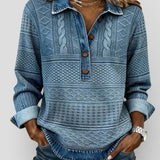 Rosenda™ | Sudadera elegante con medio botón