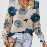 Antonia™ | Jersey elegante con estampado floral