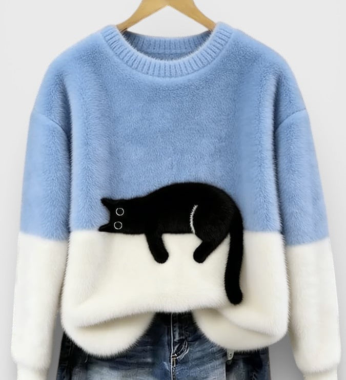 Luna™ | Sudadera con gráfico de gato