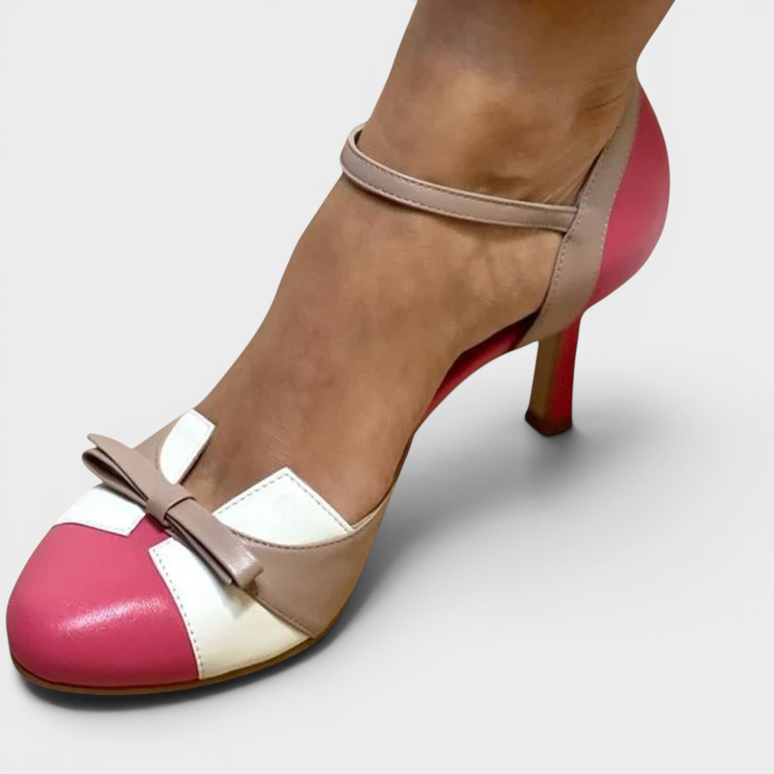 Paula™ | Tacones de cuero elegantes y cómodos