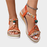 Sandalias con suela cómoda y plataforma
