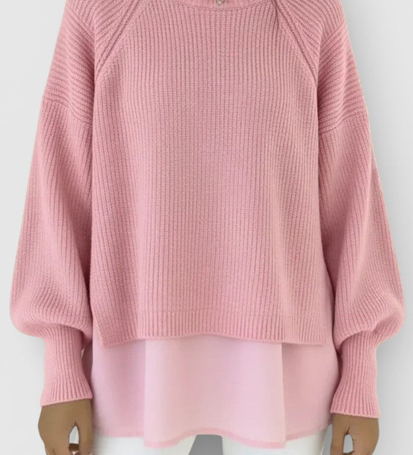 Adela™ | Jersey de punto efecto capas