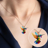 Clara™ | Collar colibrí elegante