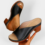Sandalias Ortopédicas con Tacón Ancho