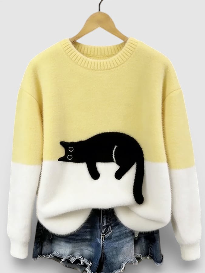Luna™ | Sudadera con gráfico de gato