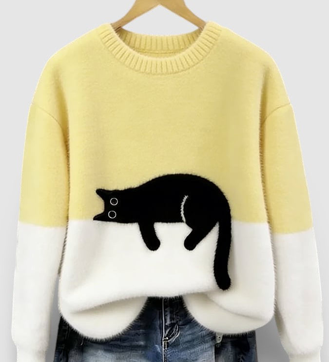 Luna™ | Sudadera con gráfico de gato