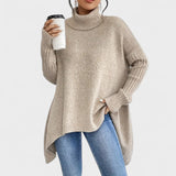 Adela™ | Jersey largo de cuello alto