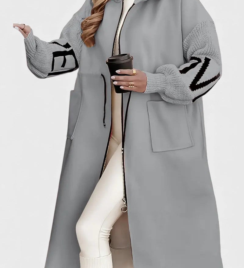 Patricia™ | Abrigo-cárdigan elegante con capucha