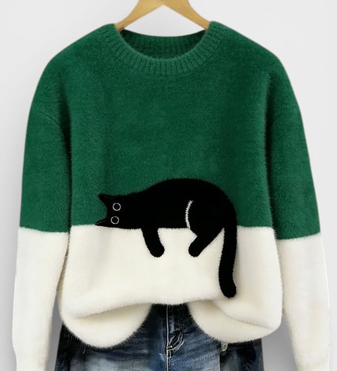 Luna™ | Sudadera con gráfico de gato