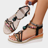 Sandalias con suela cómoda y plataforma