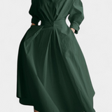 Vestido Maxi de Manga Larga Miriam Retro