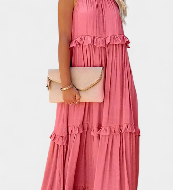 Vestido Monica de Comodidad Atemporal con Frescura Natural