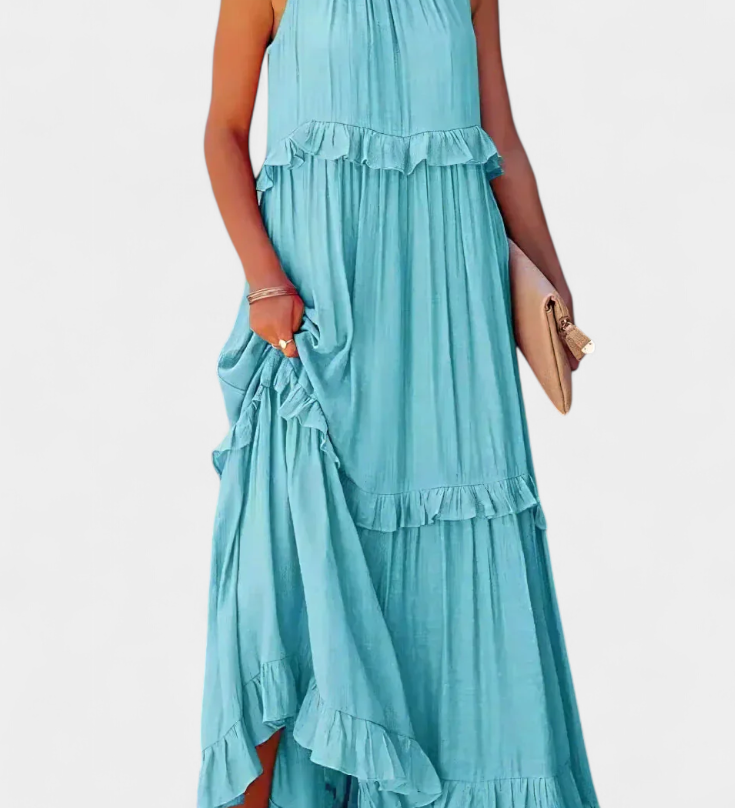 Vestido Monica de Comodidad Atemporal con Frescura Natural