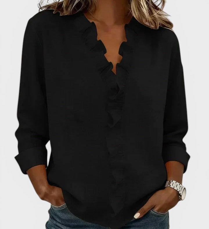 Jimena™ | Blusa con volantes elegante y ligera
