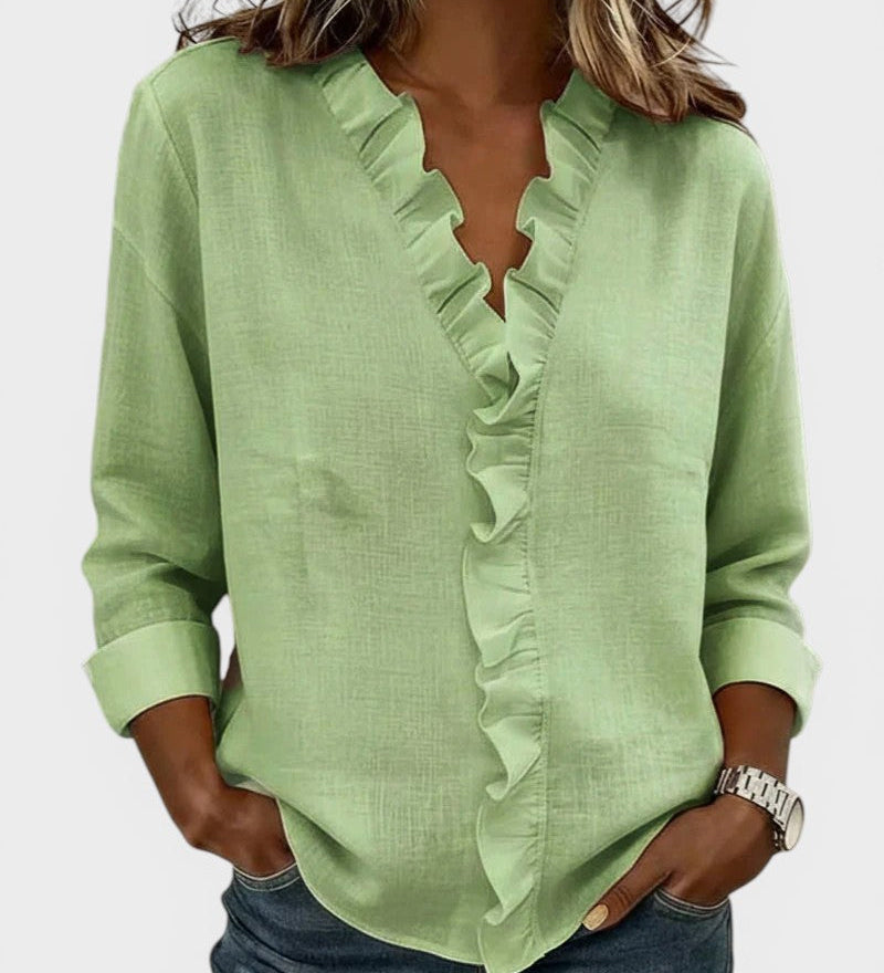 Jimena™ | Blusa con volantes elegante y ligera