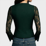 Elena™ | Blusa de encaje elegante