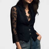 Elena™ | Blusa de encaje elegante