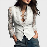 Elena™ | Blusa de encaje elegante