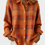Alba™ | Suéter Retro a Cuadros con Contraste Casual