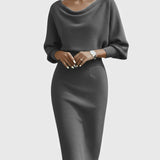 Celia™ | Vestido midi lujoso