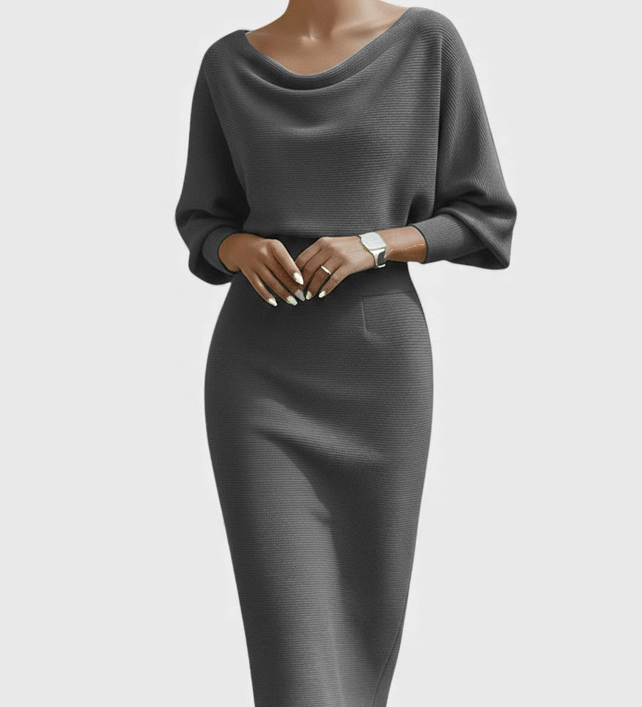 Celia™ | Vestido midi lujoso