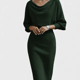 Celia™ | Vestido midi lujoso