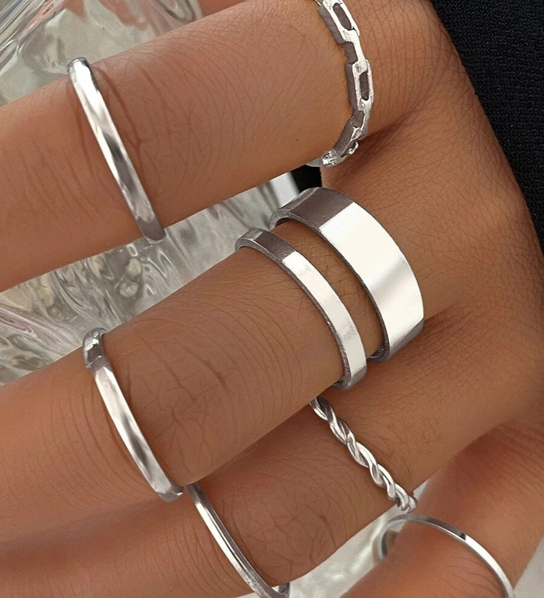 Conjunto de 7 Anillos