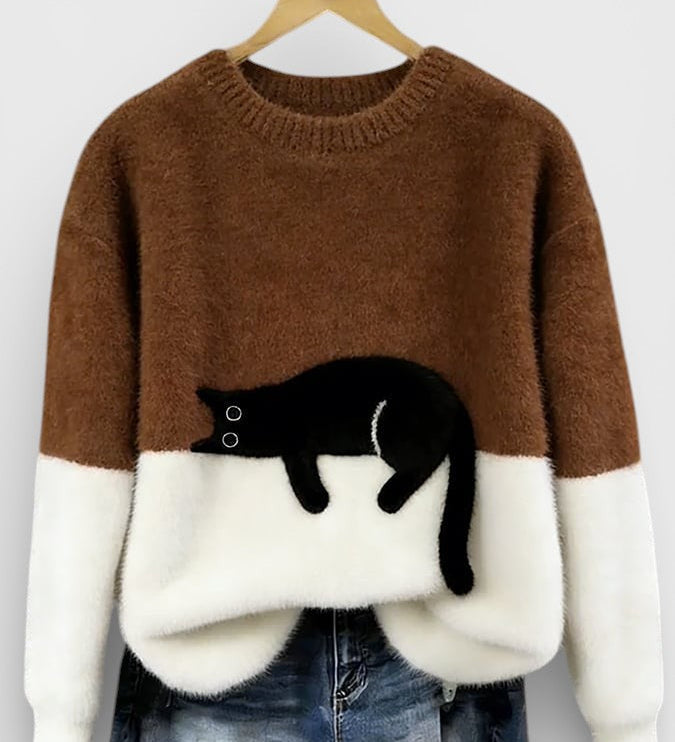 Luna™ | Sudadera con gráfico de gato